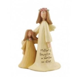 Image of Resin Angel Figures - Mother & Daughter