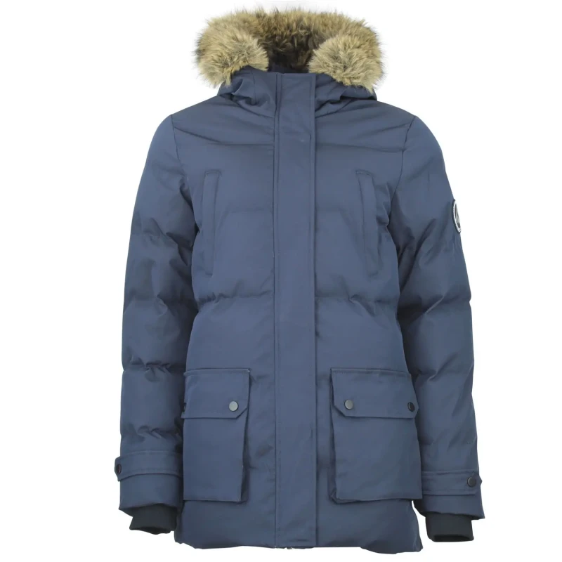 Image of Womens parka Peak Mountain Bleu Female S