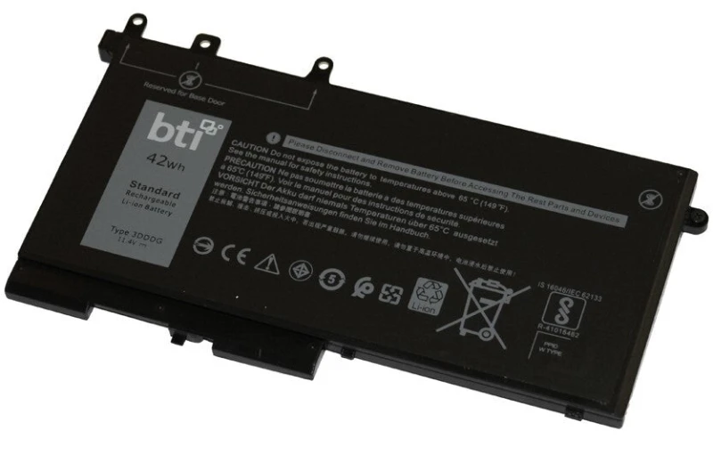 Image of BTI BTI 3-cell 42Wh 451-BBZP compatible laptop battery for Dell Latitude 5480 5490 5580 5590 - 18 month warranty 451-BBZP-BTI