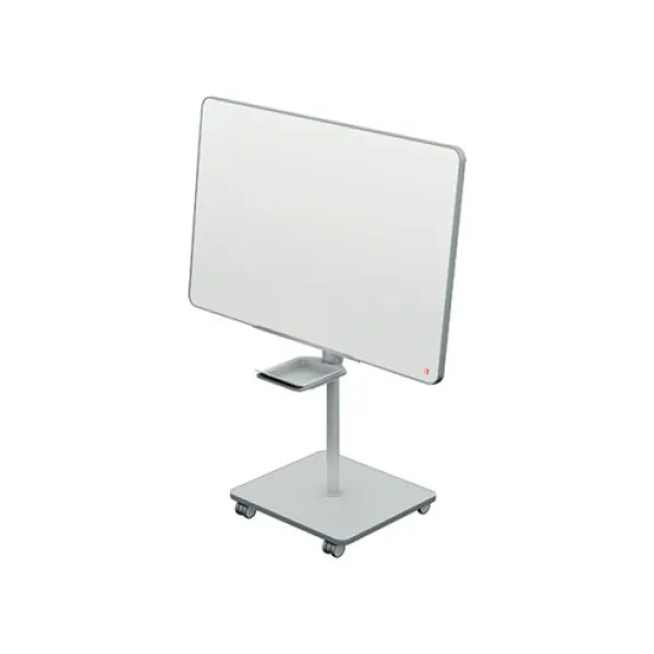 image of Nobo Move Meet Mobile Magnetic Flipchart Easel 680x1040mm 1915644