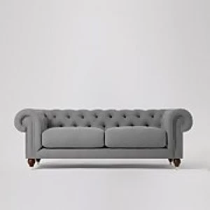 image of Swoon Winston Smart Wool 3 Seater Sofa - 3 Seater - Pepper