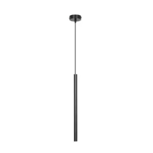 Image of Selter Black Slim Pendant Ceiling Light 1x G9
