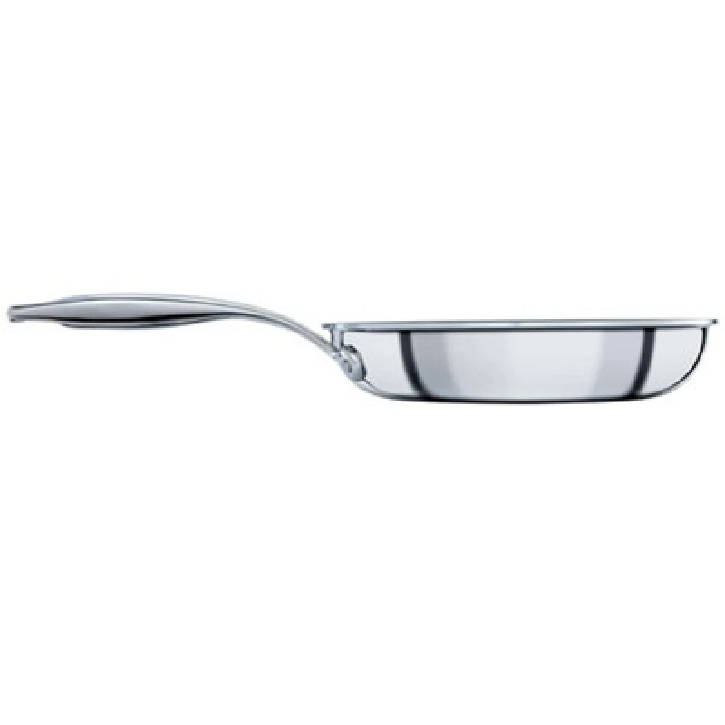 Image of Circulon Frying Pan Dishwasher Safe Non Stick Stainless Steel Cookware - 22cm Silver