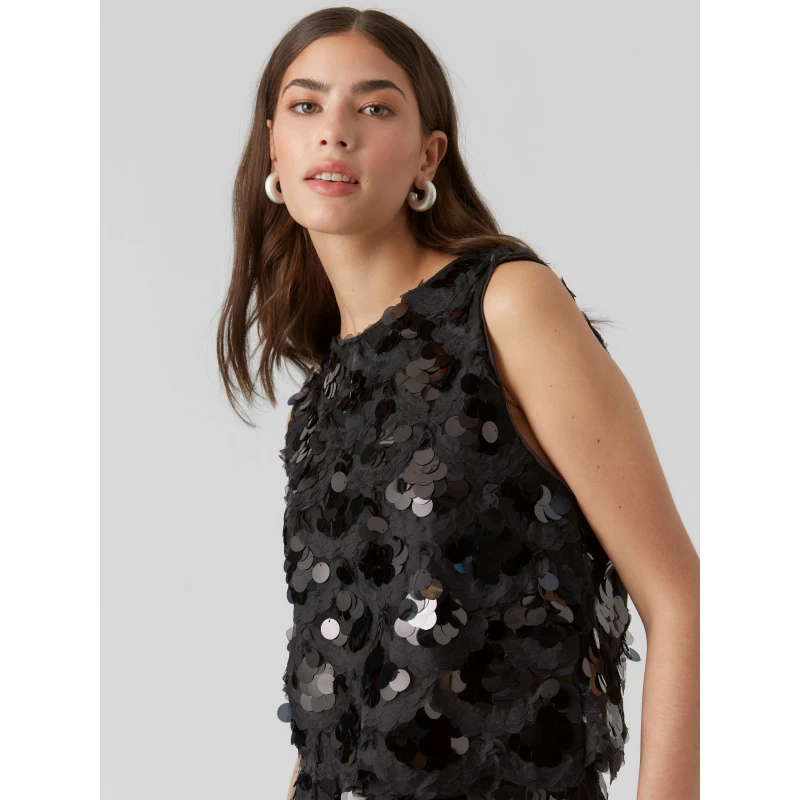 Image of Vero Moda Sanni Cami Top - Black 8
