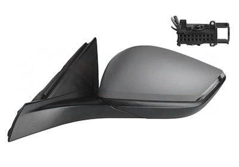 Image of VAN WEZEL 4093807 Wing mirror * HAGUS * Left, Heatable, primed Outside Mirror (50)