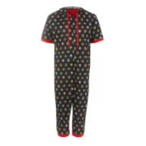 Image of Nintendo Mario Icons Hooded Lounger - L-XL