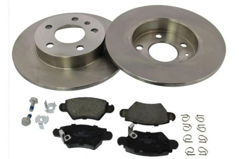 Image of MAPCO 47678 Brake disc and pads set Rear Axle, Brake Disc Type: solid Brake Set,disc brakes (3405)
