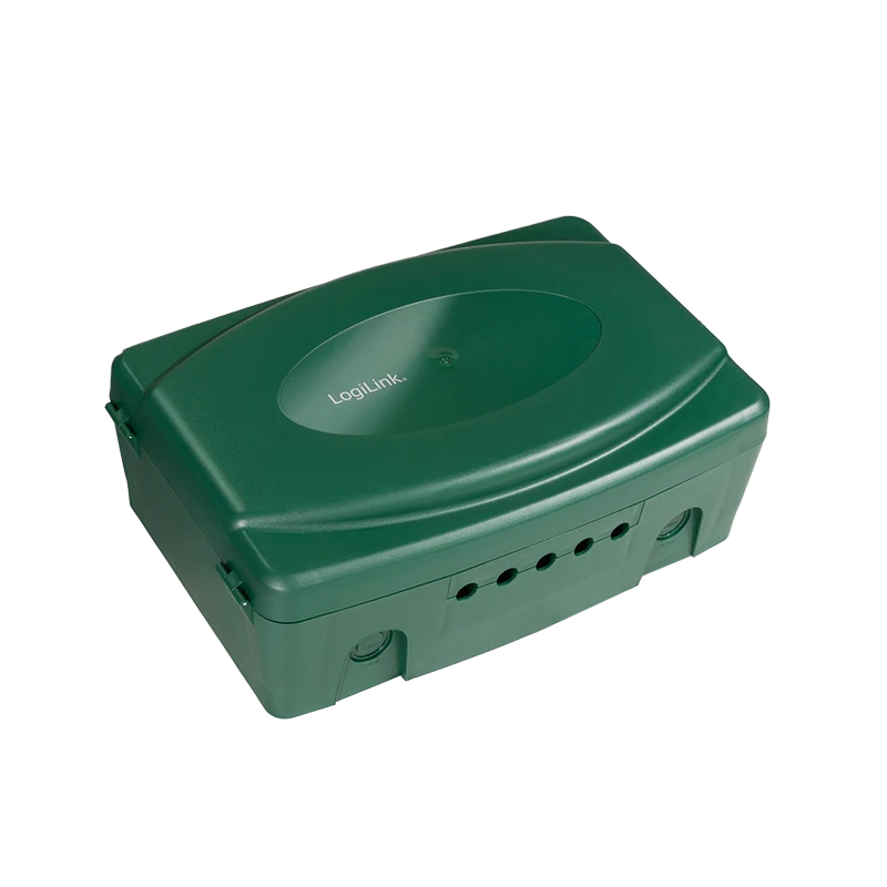 Image of LogiLink Outdoor Power Distribution Box. IP54. green