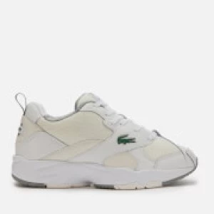 Image of Lacoste Mens Storm 96 120 Chunky Running Style Trainers - White/Off White - UK 11