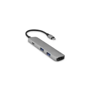 Image of Epico 9915111900012 interface hub USB 3.2 Gen 1 (3.1 Gen 1) Type-C 5000 Mbps Black Grey