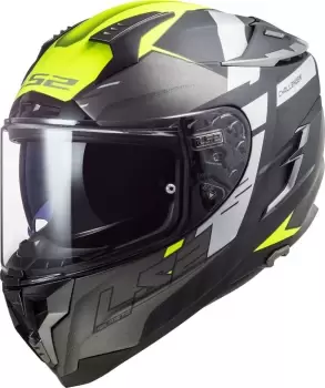 Image of LS2 FF327 Challenger Allert Helmet, yellow Size M yellow, Size M