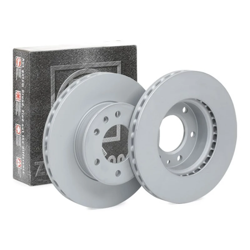 Image of ZIMMERMANN 400.6476.20 Brake disc Front Axle, internally vented, Coated, High-carbon Brake Disc (82)