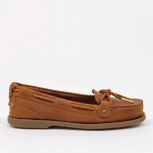 Image of Chatham Rota G2 Ladies low front loafer style boat shoe - premium walnut leather - Brown