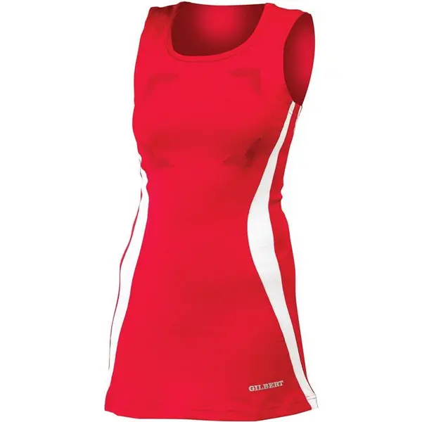 Image of Gilbert Eclipse Netball Dress Womens - Red 12