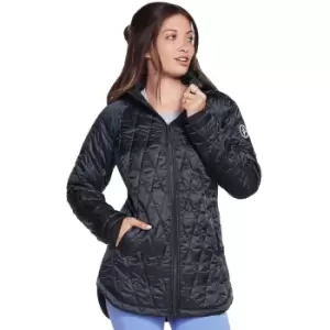 image of Skechers Womens Gowalk Diamond Lightweight Quilted Jacket Large