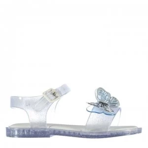 image of Mini Melissa Butterfly Sandals - Clear 53519