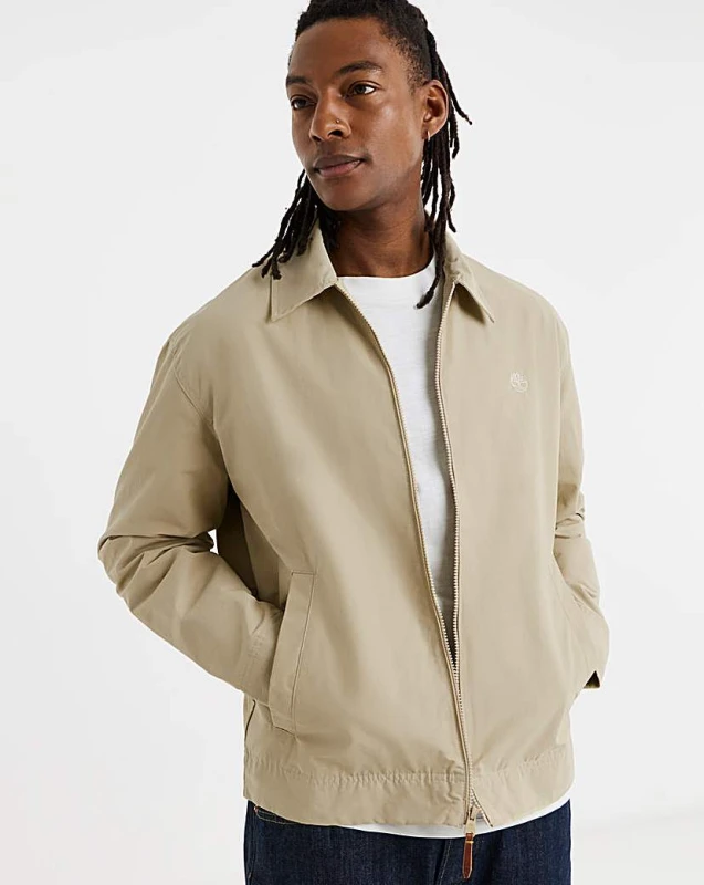Image of Timberland Timberland Stratham Cotton Bomber Stone - Timberland - Size: S37/38 Stone Male S37/38 TL36801