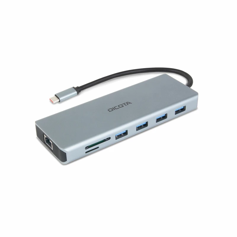 Image of Dicota DICOTA D32065 interface hub USB 3.2 Gen 1 (3.1 Gen 1) Type-C Silver D32065