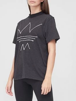 Image of adidas Originals RYV T-Shirt - Black, Size 10, Women