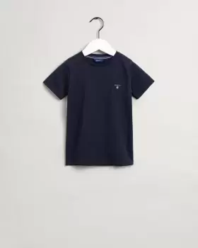 Image of GANT Kids Kids Original T-Shirt (92) Blue