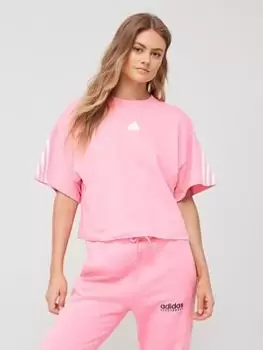 Image of adidas Sportswear Future Icons Sports T-Shirt - Pink, Size XS, Women