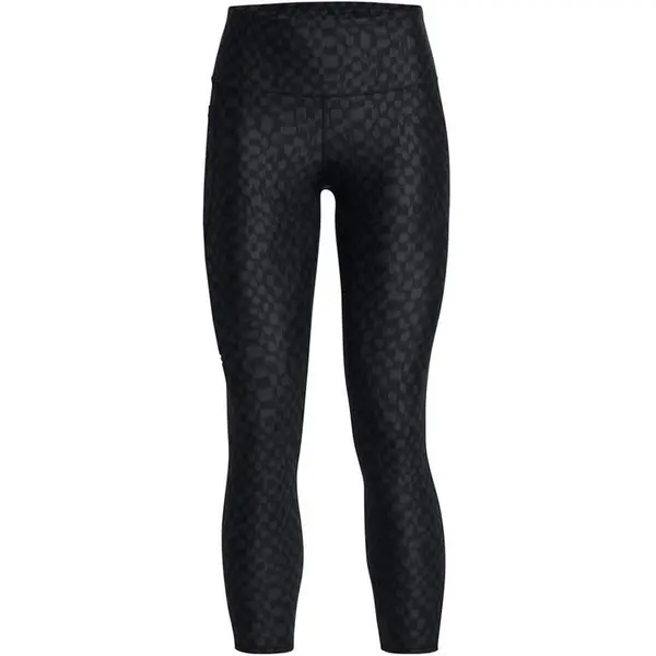 image of Under Armour Armour HeatGear Armour AOP Ankle Leggings Womens - Black 8