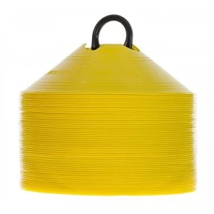 image of Precision Saucer Cones (Set of 50) - Yellow