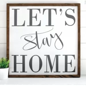 Image of KZM286 Brown White Black Decorative Framed MDF Painting
