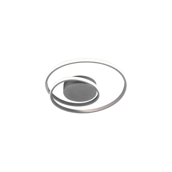 Image of Zibal Modern LED Semi Flush Light Titanium 3000K