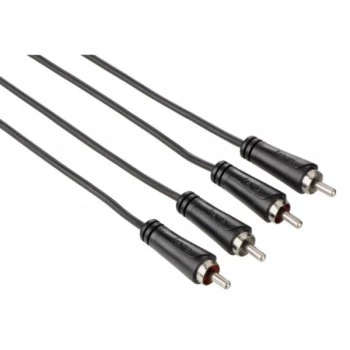 Image of Hama Audio Cable, 2 RCA plugs - 2 RCA plugs, 5.0 m