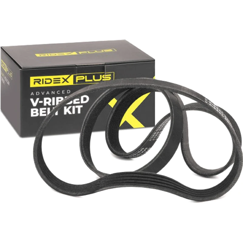 Image of RIDEX PLUS 542R0018P V-ribbed belt set Requires special tools for mounting V-Ribbed Belt Set (542)