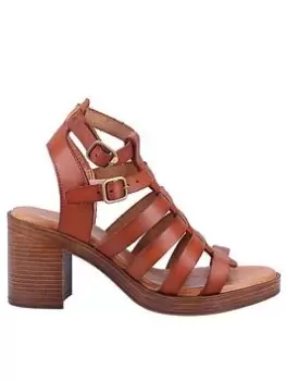 Image of Hush Puppies Gloria Gladiator Sandal - Tan, Brown, Size 3, Women