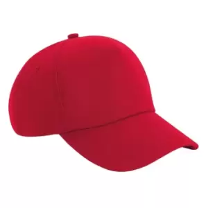 Image of Beechfield Authentic 5 Panel Cap (One Size) (Classic Red)