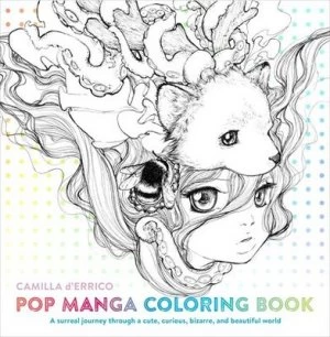 Image of Pop Manga Coloring Book by Camilla d'Errico