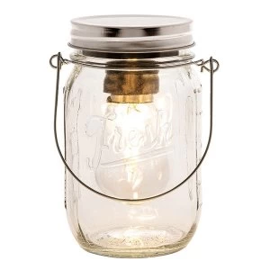 image of Edison LED Kilner Jar Small Clear