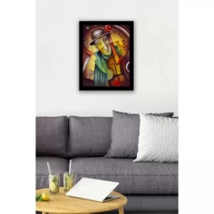 Image of SC0171 Multicolor Decorative Framed MDF Painting