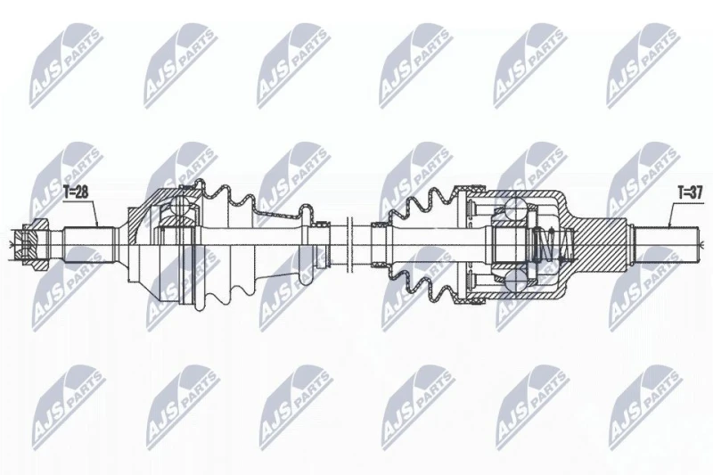Image of NTY Drive shaft NTY NPW-CT-133