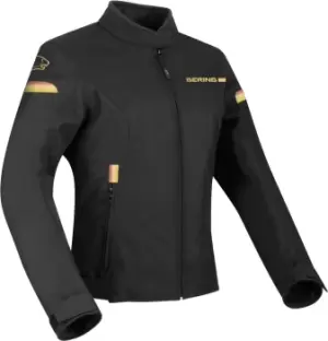 Image of Bering Riva Ladies Motorcycle Textile Jacket, black-orange, Size 44 for Women, black-orange, Size 44 for Women