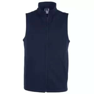 Image of Russell Mens Smart Softshell Gilet Jacket (XS) (French Navy)