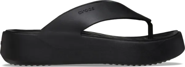 Image of Crocs Women Getaway Platform Flips Black 3
