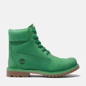 image of Timberland 50th Edition Premium 6" Waterproof Boot For Her In Green Green, Size 5