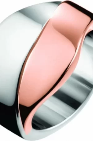 image of Ladies Calvin Klein Stainless Steel Size P Senses Bico Ring KJ5EPR200108