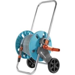 image of GARDENA CleverRoll S Set 18502-20 13mm 1/2 Zoll Grey, Turquoise, Orange Hose reel cart