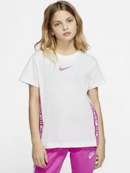 image of Nike Sportswear Older Girls Tricot T-Shirt - White