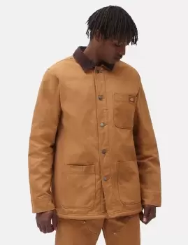 Image of Dickies Duck Canvas Chore Coat - Brown Duck