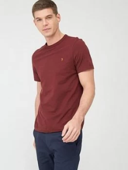 Image of Farah Dennis T-Shirt - Red Marl