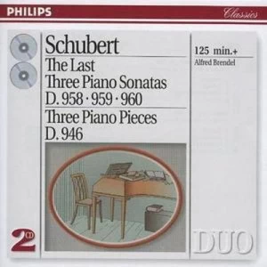 Image of Last Three Piano Sonatas Brendel by Alfred Brendel CD Album