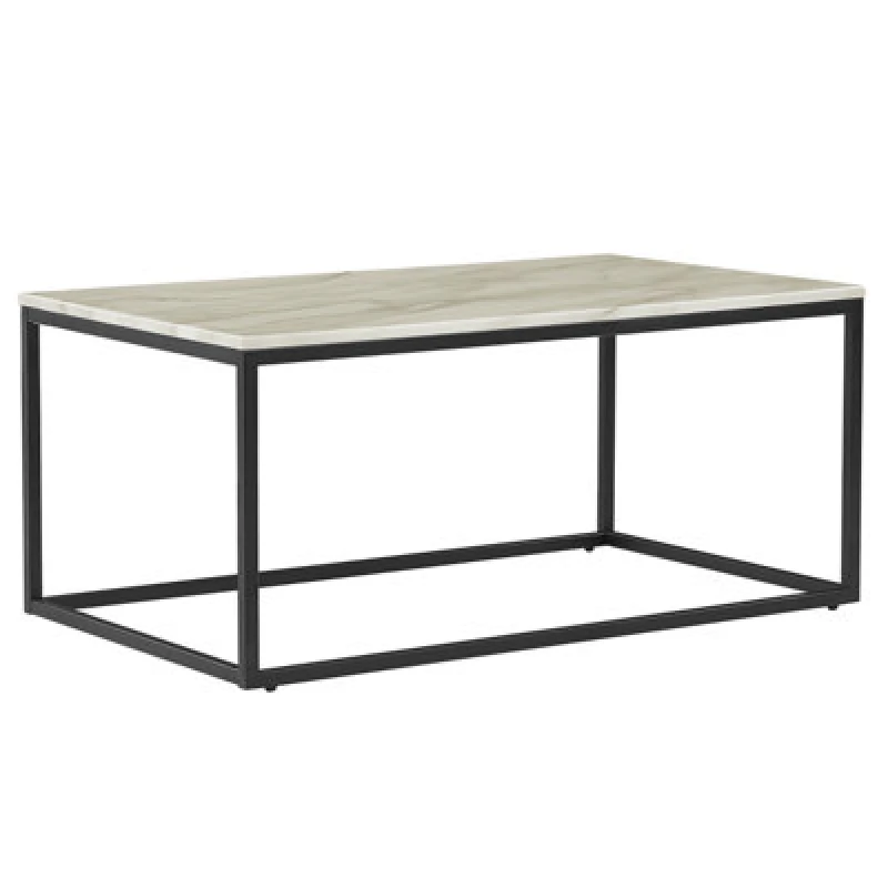 Image of Beliani Coffee Table Delano Marble/ Black