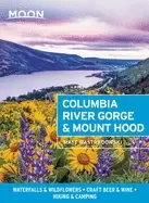 Image of moon columbia river gorge and mount hood waterfalls and wildflowers craft b