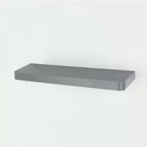 image of Arran 80cm wide floating shelf kit - matt grey